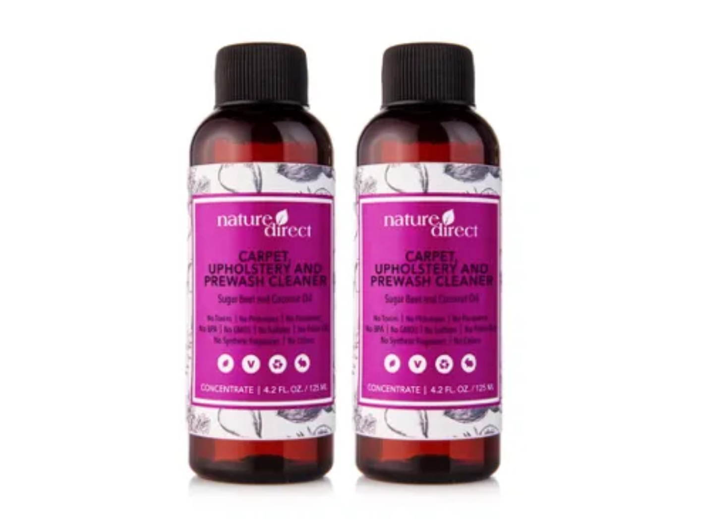 Nature Direct - Carpet, Upholstery and Prewash Cleaner twin bundle