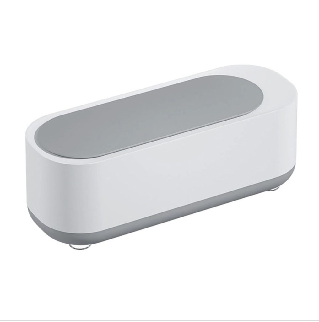 Ultrasonic Cleaner Tank Jewelry Watch Clean 300ML with glass cleaner concentrate and cloth.