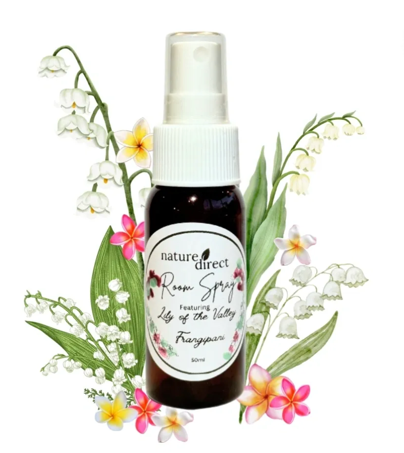 Nature Direct - Room/Linen Spray - Lily of the Valley, Frangipani 50ml