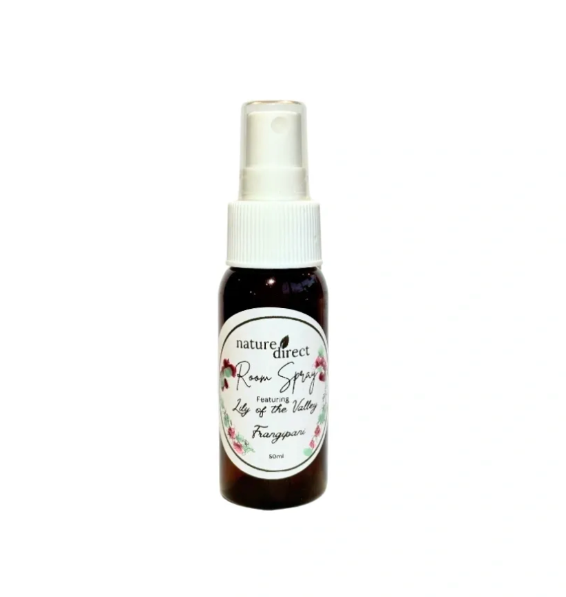 Nature Direct - Room/Linen Spray - Lily of the Valley, Frangipani 50ml