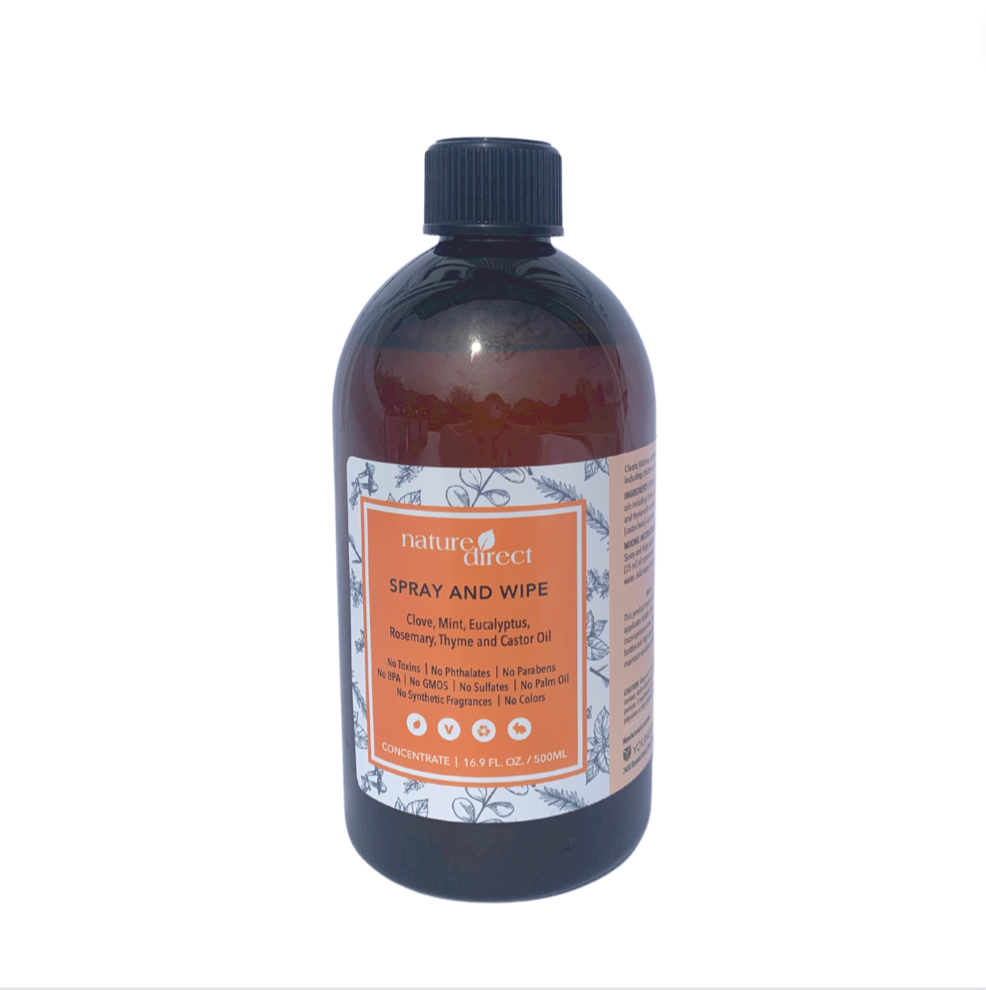 Nature Direct - Spray and Wipe Concentrate 500ml