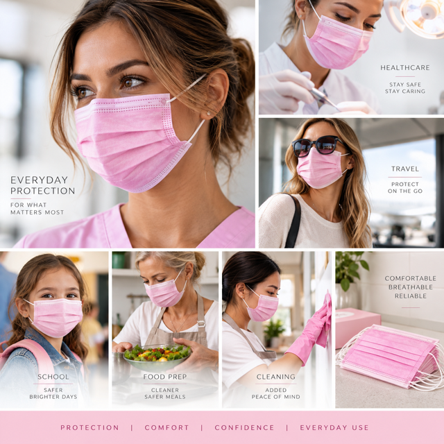 Face Mask Earloop Disposable