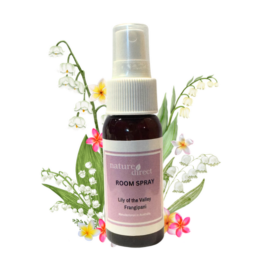 Nature Direct - Room/Linen Spray - Lily of the Valley, Frangipani 50ml