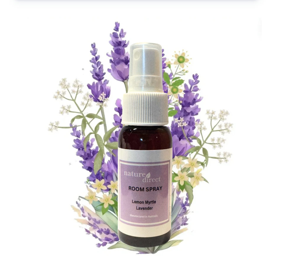 Nature Direct - Room/Linen Spray - Lemon Myrtle/Lavender 50ml