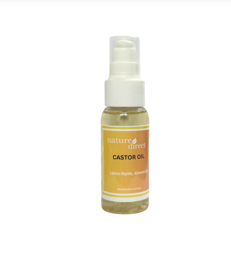 Nature Direct - Castor Oil and Lemon Myrtle EO for Face and Skin - 50ml