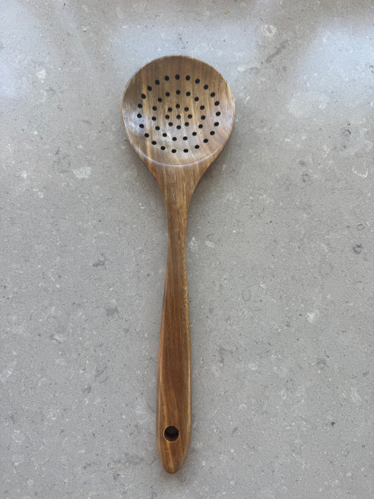 Slotted Spoon - Teak